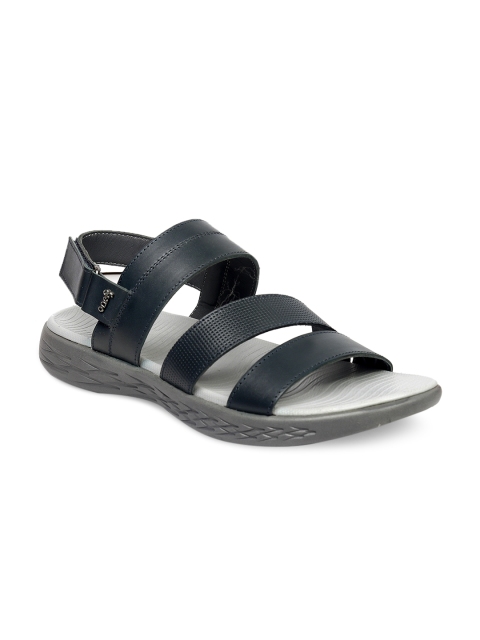 

one8 Select BY VIRAT KOHLI Men Navy Blue Leather Comfort Sandals