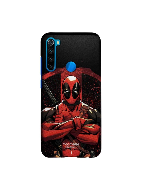 

macmerise Black & Red Marvel Comics Deadpool Stance Xiaomi Redmi Note 8 Back Case