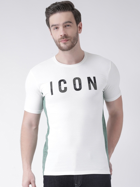 

Rex Straut Jeans Men White Printed Round Neck T-shirt