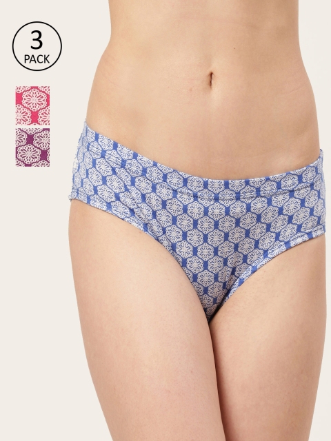 Leading Lady Women Pack Of 3 Assorted Hipster Briefs Noori-2-3