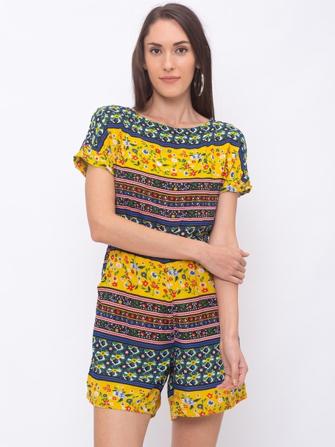

Globus Women Multicoloured Printed Basic Jumpsuit, Multi