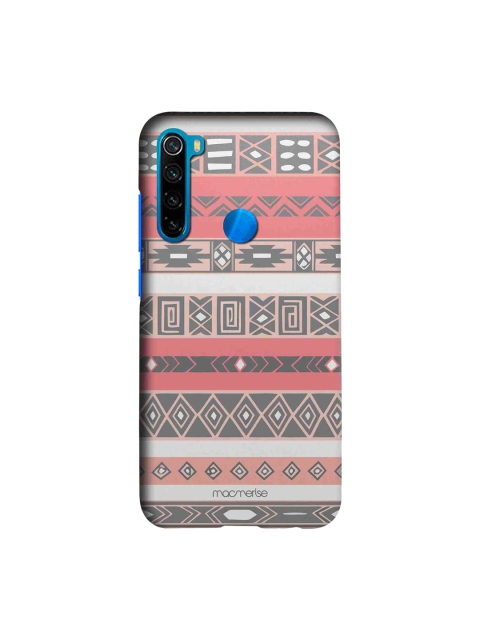macmerise Grey & Peach-Coloured Aztec Sublime Xiaomi Redmi Note 8 Back Case