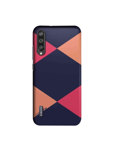 

macmerise Navy Blue & Pink Criss Cross Sublime Xiaomi Mi A3 Back Cover