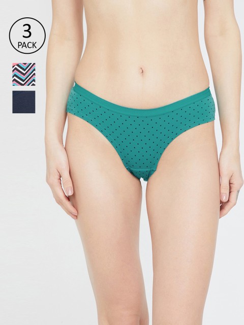 

Ginger by Lifestyle Women Pack Of 3 Assorted Hipster Briefs 8903742180813