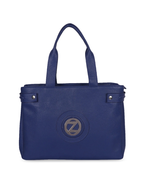 

OsaiZ Blue Solid Handheld Bag