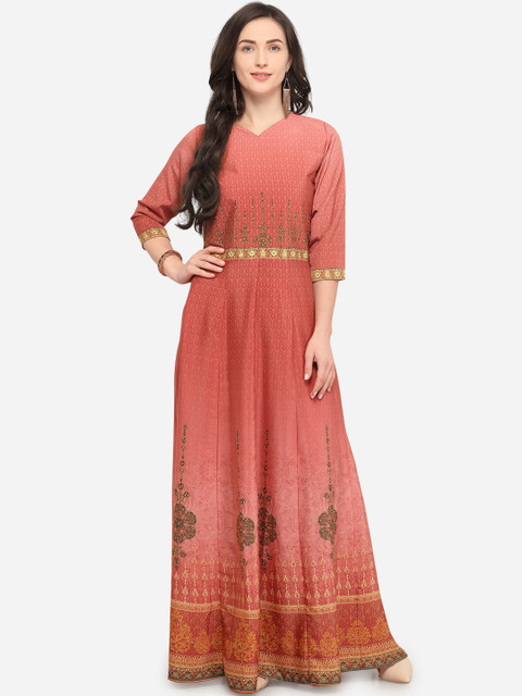 

Stylee LIFESTYLE Women Multicoloured Floral Printed Maxi Dress, Multi