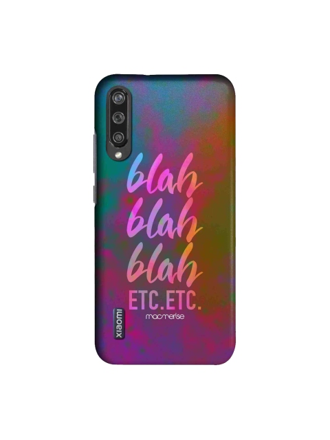 

macmerise Pink & Sea Green Blah Blah Sublime Xiaomi Mi A3 Back Cover