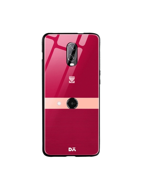 

DailyObjects Red & Beige Kodak Smile OnePlus 6T Glass Mobile Case