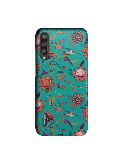 

macmerise Teal Blue & Pink Payal Singhal Chidiya Sublime Xiaomi Mi A3 Back Case