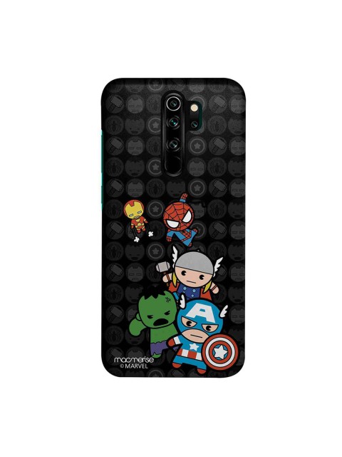 

macmerise Black & Blue Marvel Comics Kawaii Art Sublime Xiaomi Redmi Note 8 Pro Back Case