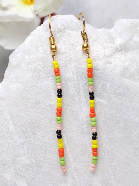 

DUGRISTYLE Multicoloured Drop Earrings, Multi