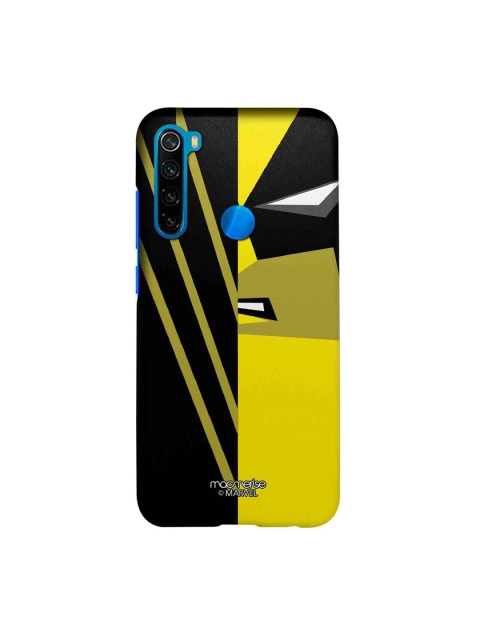 macmerise Black & Yellow Face Focus Wolverine Xiaomi Redmi Note 8 Back Case