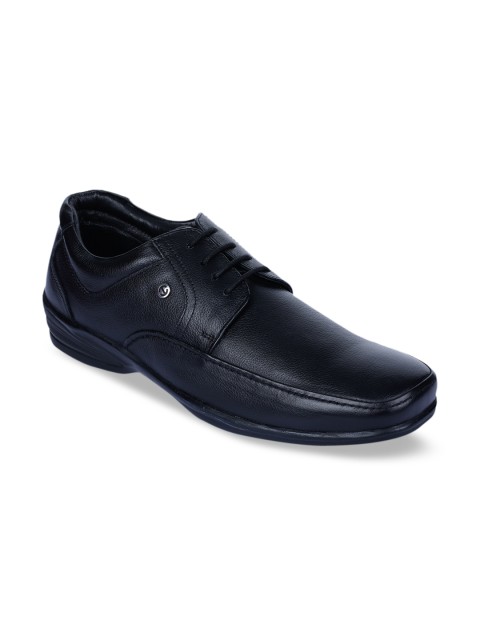 

Liberty Men Black Textured Leather Formal Derbys