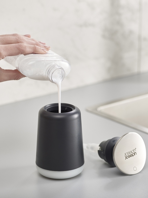 

Joseph Joseph Grey Presto Hygienic Easy-Push Soap Dispenser