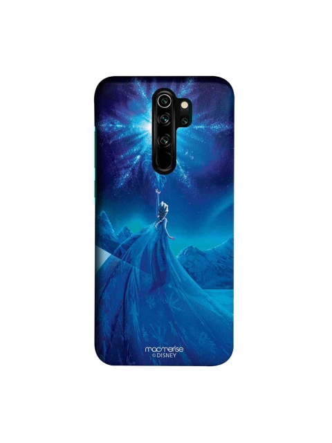 

macmerise Blue Disney Frozen Elsa Printed Xiaomi Redmi Note 8 Pro Back Case