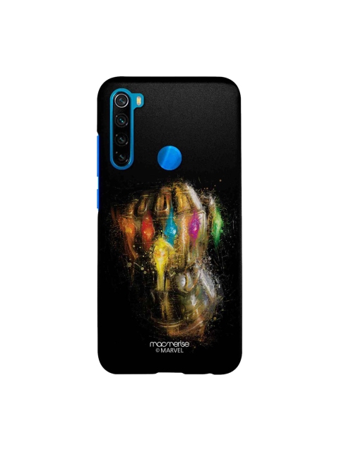 

macmerise Black & Gold-Toned Gauntlet Brushstrokes Sublime Xiaomi Redmi Note 8 Back Cover