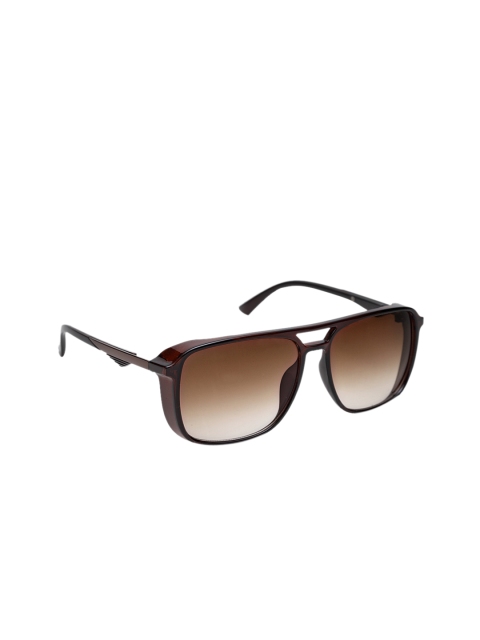 

Get Glamr Unisex UV Protected Lens Wayfarer Sunglasses SG-UN-MT-342-18, Brown