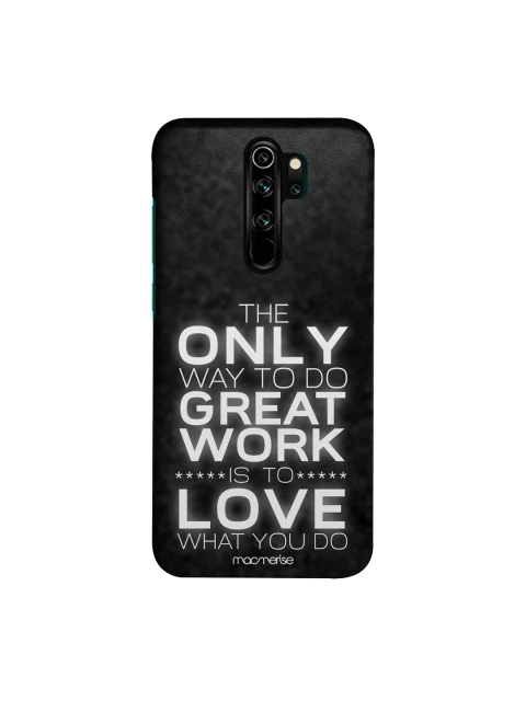 

macmerise Black & White Love What You Do Sublime Xiaomi Redmi Note 8 Pro Back Case