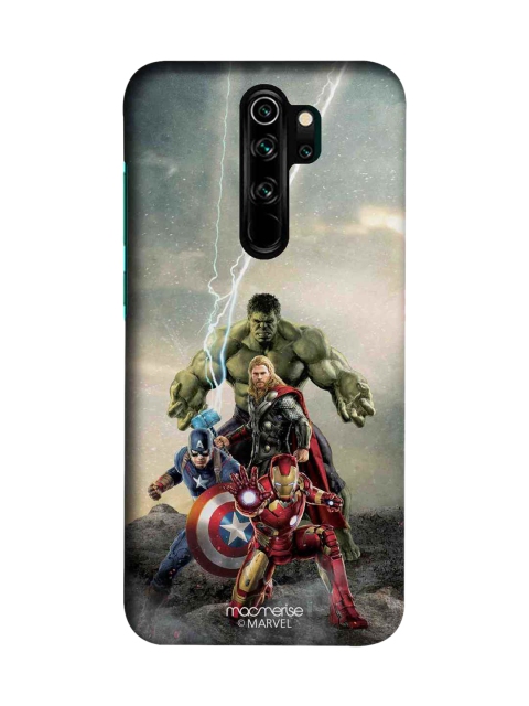 

macmerise Blue & Red Marvel Avengers Xiaomi Redmi Note 8 Pro Back Case