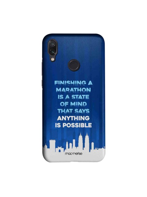 

macmerise Blue & White Anything Is Possible Sublime Xiaomi Redmi Note 7 Pro Back Cover