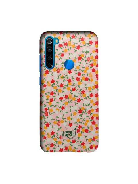 

macmerise Pink & Red Masaba Dense Floral Sublime Xiaomi Redmi Note 8 Back Case