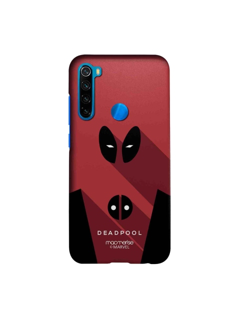 

macmerise Red & Black Marvel Comics Minimalistic Deadpool Sublime Xiaomi Redmi Note 8 Back Case