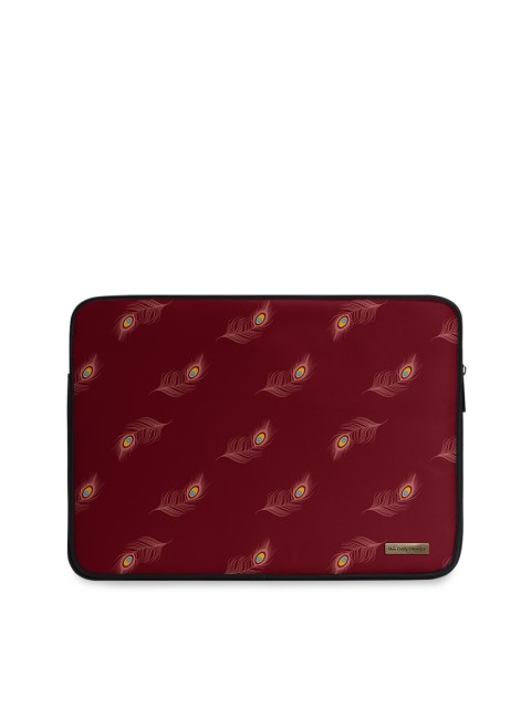 

DailyObjects Unisex Maroon Printed Laptop Sleeve