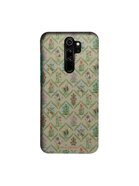 

macmerise Green & Red Payal Singhal Mughal Motifs Sublime Xiaomi Redmi Note 8 Pro Back Cover