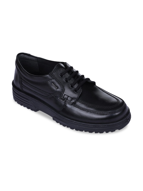 

Liberty Men Black Solid Leather Formal Derbys