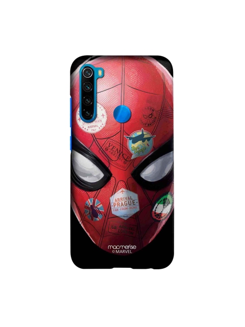 

macmerise Red & Black Marvel Spiderman Printed Xiaomi Redmi Note 8 Back Case