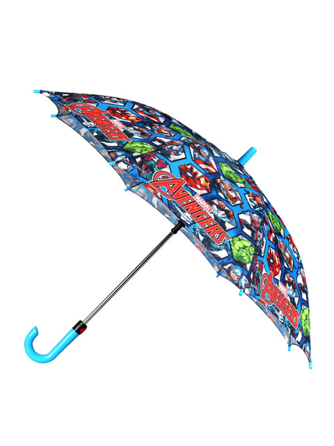 

Johns Unisex Kids Blue Avengers Printed Semi-Automatic Non-Foldable Stick Umbrella