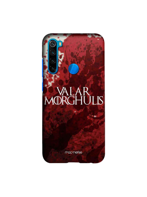 

macmerise Red & White Valar Morghulis Sublime Xiaomi Redmi Note 8 Back Case