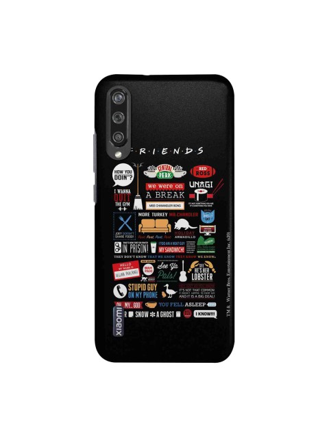 

macmerise Black & White Friends Infographic Xiaomi Mi A3 Back Case