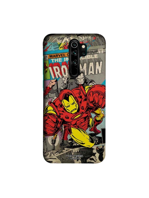 

macmerise Grey & Red Marvel Comics Ironman Sublime Xiaomi Redmi Note 8 Pro Back Case