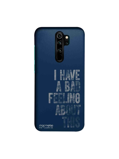 

macmerise Blue & Grey Bad Feeling Xiaomi Redmi Note 8 Pro Back Case