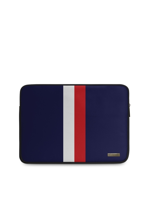 

DailyObjects Unisex Navy Blue & White Colourblocked 13 Inch Laptop Sleeve
