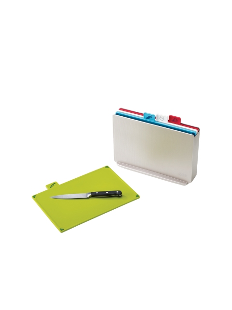 

Joseph Joseph Multicolored Set of 4 Cutting Board with Storage Set 60131, Multi