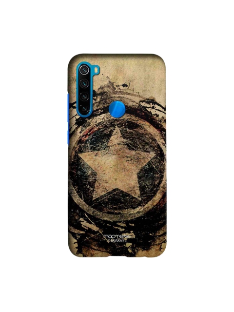 

macmerise Black & Brown Marvel Captain America Xiaomi Redmi Note 8 Back Case