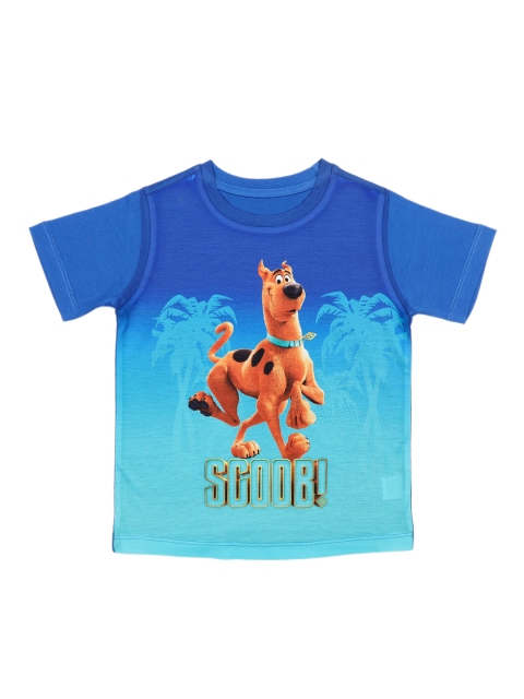 

Scooby-Doo Boys Blue Printed Round Neck T-shirt