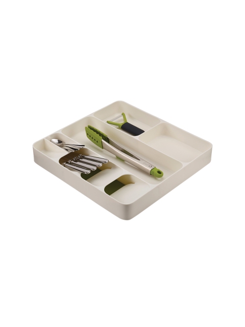 

Joseph Joseph Off-White Kitchen Drawer Organizer Tray For Cutlery & Gadgets 85128