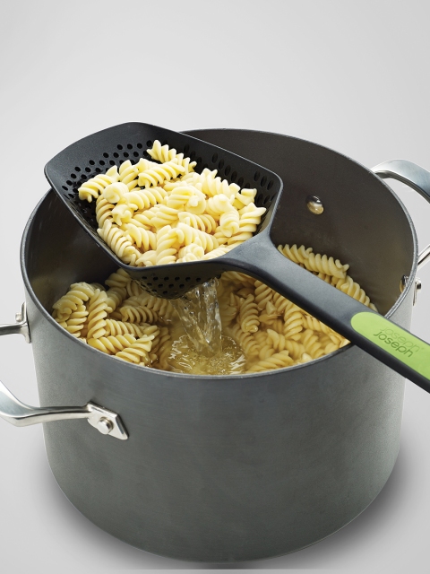 

Joseph Joseph Scoop Colander Strainer Slotted Spoon, Grey