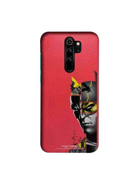

macmerise Red & Grey DC Comics Bat Collage Sublime Xiaomi Redmi Note 8 Pro Back Case
