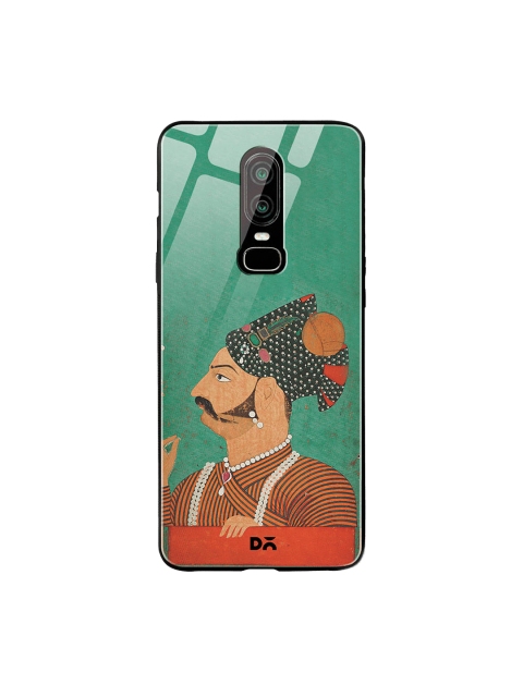 

DailyObjects Green & Black Rajput Facial Hair OnePlus 6 Glass Case