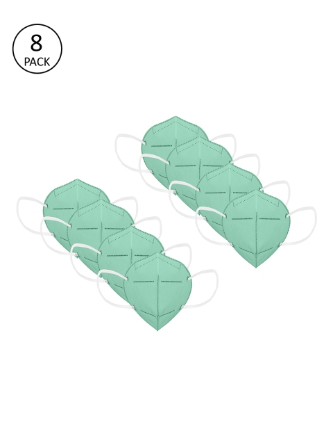 

Status Unisex 8 Pcs Green 4-Ply Anti-Pollution N95 Mask