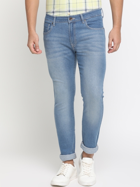 

Pepe Jeans Men Blue Skinny Fit Mid-Rise Clean Look Jeans