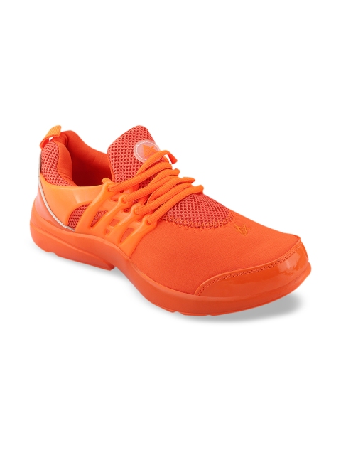 

Histeria Men Orange Mesh Walking Shoes