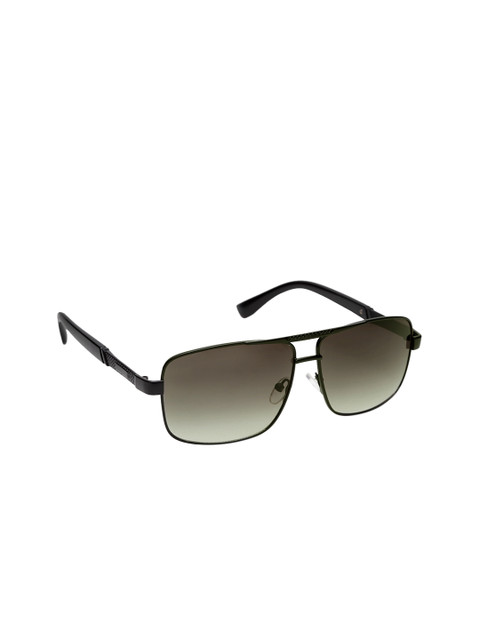 

Get Glamr Unisex UV Protected Lens Rectangle Sunglasses SG-UN-MT-333-18, Black