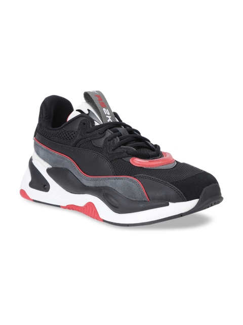 

Puma Unisex Black & Grey Colourblocked Sneakers