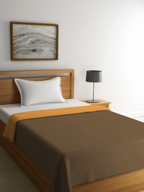 

STELLAR HOME Beige & Brown Solid Mild Winter 120 GSM Single Bed Comforter