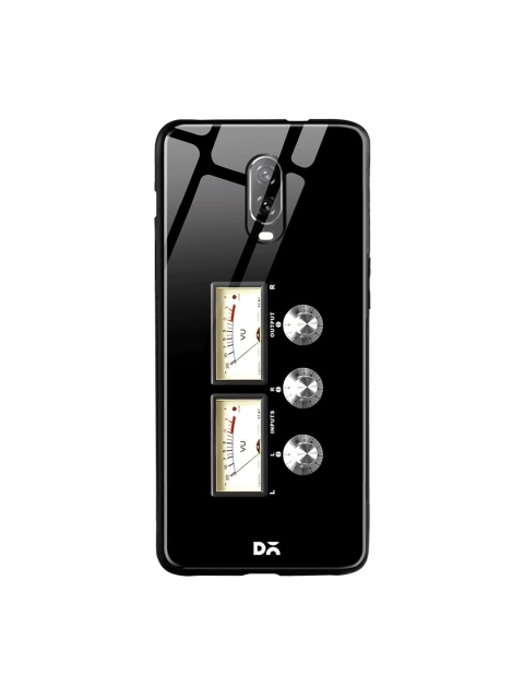 

DailyObjects Black & Off-White Amp OnePlus 6T Glass Case